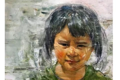 Tác phẩm "Nắng" của Bùi Văn Tuất. (Ảnh: BTC)