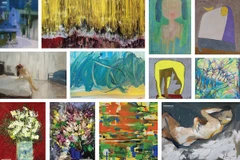 Tranh của các họa sỹ nhóm G39 sẽ đươc trưng bày từ ngày 11-25/8 tại Hà Nội. (Ảnh: BTC)