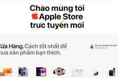 Cửa hàng Apple Store trực tuyến đầu tiên tại Việt Nam đã chính thức mở cửa. (Ảnh chụp màn hình)