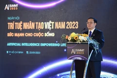 Bộ trưởng Huỳnh Thành Đạt phát biểu tại sự kiện. (Ảnh: PV/Vietnam+)