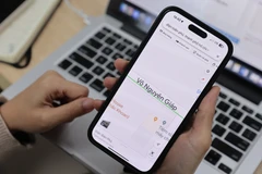 Ứng dụng Google Maps hiển thị sai tên đường. (Ảnh: Minh Sơn/Vietnam+)