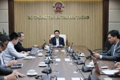Bộ Thông tin và Truyền thông đã họp với các doanh nghiệp viễn thông để xử lý sự cố đứt cáp quang biển, đảm bảo kết nối của Việt Nam đi quốc tế. (Ảnh: PV/Vietnam+)