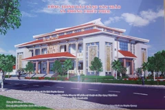 Phối cảnh công trình Bảo tàng Tân Trào và phòng chiếu phim tại Khu Di tích Quốc gia đặc biệt Tân Trào. (Ảnh: Phương Hoa/TTXVN)