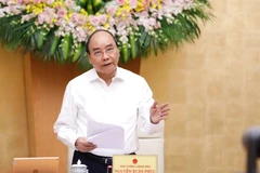 Thủ tướng Nguyễn Xuân Phúc chủ trì phiên họp Chính phủ thường kỳ tháng 9/2020 (Ảnh: Dương Giang/TTXVN)