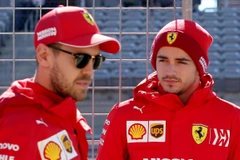 Sebastian Vettel và Charles Leclerc. (Nguồn: Getty Images)