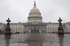 Tòa nhà Quốc hội Mỹ tại Washington, DC, ngày 23/3/2020. (Ảnh: AFP/TTXVN)