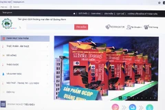 Sàn giao dịch thương mại điện tử Quảng Ninh hiện có 138 sản phẩm được niêm yết và giao dịch trực tuyến. (Nguồn: http://baoquangninh.com.vn)