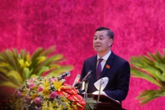 Bí thư Tỉnh uỷ tỉnh Hoà Bình Ngô Văn Tuấn. (Ảnh: Trọng Đạt/TTXVN)