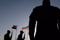 Căn cứ quân sự có quân đội Mỹ tại Iraq. (Nguồn: AP)