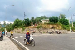 Trạm biến áp tại Tổ dân số 2 (thị trấn Mađaguôi, huyện Đạ Huoai) nơi phát hiện thi thể. (Nguồn: Báo Lâm Đồng)