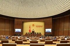 Quang cảnh phiên họp Quốc hội chiều 27/5. (Ảnh: Văn Điệp/TTXVN)