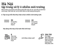 [Infographics] Hà Nội tập trung xử lý ô nhiễm môi trường