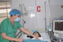 Bệnh nhân hồi phục tốt ngày 27/10. (Ảnh: TTXVN phát)