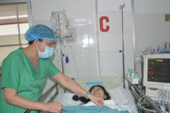 Bệnh nhân hồi phục tốt ngày 27/10. (Ảnh: TTXVN phát)