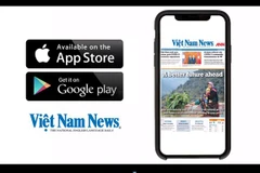 Bạn đọc có thể tải ứng dụng Vietnam News Daily tại Apple Store hoặc và Google Play Store. (Nguồn: Vietnam+)