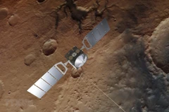 Hình ảnh bề mặt Sao Hỏa được chụp bởi thiết bị radar có độ phân giải cao của tàu vũ trụ Mars Express. Ảnh minh họa. (Nguồn: AFP/ TTXVN)