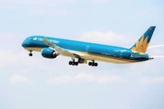 Máy bay Boeing 787-10 của hãng hàng không Vietnam Airlines. (Ảnh: CTV/Vietnam+)