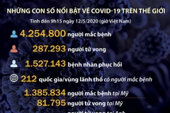 [Infographics] Những con số nổi bật về COVID-19 trên thế giới 
