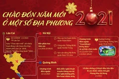 [Infographics] Nhiều hoạt động chào năm mới 2021 ở một số địa phương