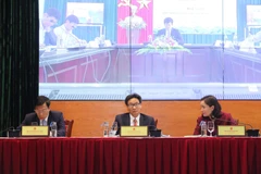 Phó Thủ tướng Chính phủ Vũ Đức Đam đến dự và chủ trì Hội nghị. (Ảnh: Thành Đạt/TTXVN)