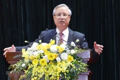 Ông Trần Quốc Vượng, Ủy viên Bộ Chính trị, Thường trực Ban Bí thư. (Ảnh: Doãn Tấn/TTXVN)