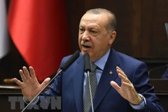Tổng thống Thổ Nhĩ Kỳ Recep Tayyip Erdogan. (Ảnh: AFP/TTXVN)