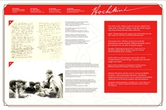 Bản tư liệu lời kêu gọi đồng bào toàn quốc kháng chiến của Chủ tịch Hồ Chí Minh. (Ảnh: Thanh Vũ/TTXVN)