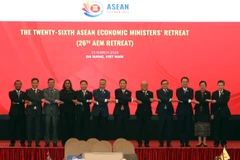 Trưởng đoàn các nước chụp ảnh chung tại hội nghị. (Ảnh: Trần Lê Lâm/TTXVN)