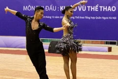 Hà Nội giành vị trí nhất toàn đoàn môn khiêu vũ thể thao 