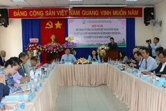 Quang cảnh buổi đối thoại. (Ảnh: Thanh Vũ/TTXVN)
