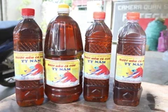 [Photo] Nghề chế biến nước mắm truyền thống ở xã ven biển Diễn Châu 