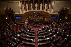 Toàn cảnh một phiên họp Quốc hội Pháp tại thủ đô Paris. (Ảnh: AFP/ TTXVN)
