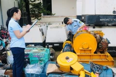 Số hàng hóa bị phát hiện, thu giữ. (Nguồn: Cục Quản lý Thị trường tỉnh Quảng Bình)