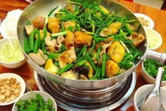 Món chả cá Lã Vọng Hà Nội vừa được công nhận là Di sản Văn hóa phi vật thể Quốc gia. (Ảnh: Vietnam+)