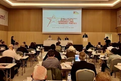 Quang cảnh Cuộc gặp quốc tế các Đảng Cộng sản và Công nhân (IMWCP) lần thứ 23. (Ảnh: TTXVN phát)