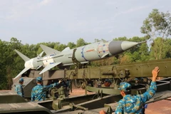 Tên lửa C-75M3 tham gia diễn tập bắn đạn thật năm 2022. (Ảnh: Trọng Đức/TTXVN)