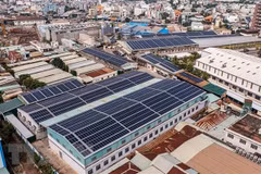 Khu Công nghiệp Tân Đông Hiệp B, thành phố Dĩ An, tỉnh Bình Dương. (Ảnh: Hồng Đạt/TTXVN)