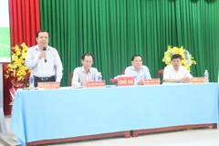 Quang cảnh buổi đối thoại. (Ảnh: Huỳnh Phúc Hậu/TTXVN)