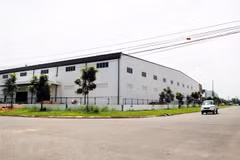 Nhà xưởng cho thuê tại khu công nghiệp Tân Đông Hiệp B, thành phố Dĩ An, tỉnh Bình Dương. (Ảnh: Hồng Đạt/TTXVN)