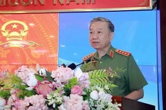 Đại tướng Tô Lâm, Ủy viên Bộ Chính trị, Bộ trưởng Bộ Công an, Phó trưởng Ban Chỉ đạo Trung ương về Phòng, Chống Tham nhũng, Tiêu cực. (Ảnh: TTXVN)