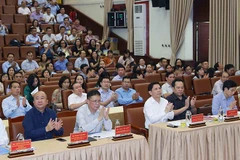 Các đại biểu dự Hội nghị. (Nguồn: Báo Nhân Dân)