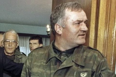 Nghi can gây tội ác chiến tranh người Serbia, Ratko Mladic. (Ảnh: Reuters)