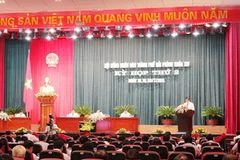Toàn cảnh phiên khai mạc kỳ họp thứ 2, HĐND thành phố Hải Phòng khóa XIV. (Ảnh: haiphong.gov.vn)
