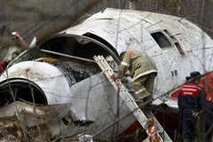 Hiện trường vụ tai nạn. (Ảnh: Reuters)