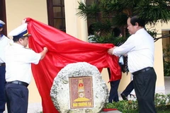 Lễ tiếp nhận. (Ảnh: TTXVN)