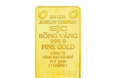 Vàng SJC một lượng. (Ảnh: Internet)