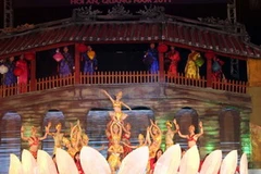 Một tiết mục của liên hoan. (Ảnh: PX Quảng Nam/Vietnam+)