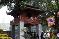 Văn Miếu-Quốc Tử Giám. (Ảnh: Nhật Anh/TTXVN)