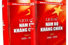 Bộ sách “Lịch sử Nam Bộ kháng chiến.” (Ảnh: Internet)