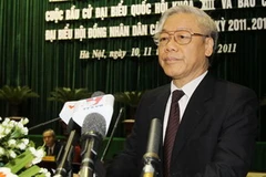 Tổng Bí thư Nguyễn Phú Trọng. (Ảnh; TTXVN)